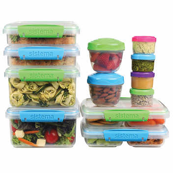 Sistema 28-Piece Food Storage Container Set