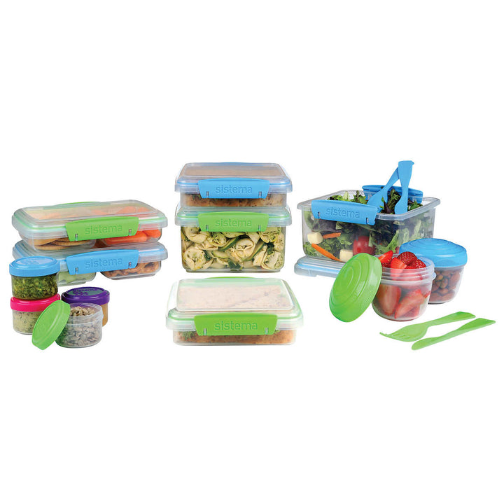 Sistema 28-Piece Food Storage Container Set