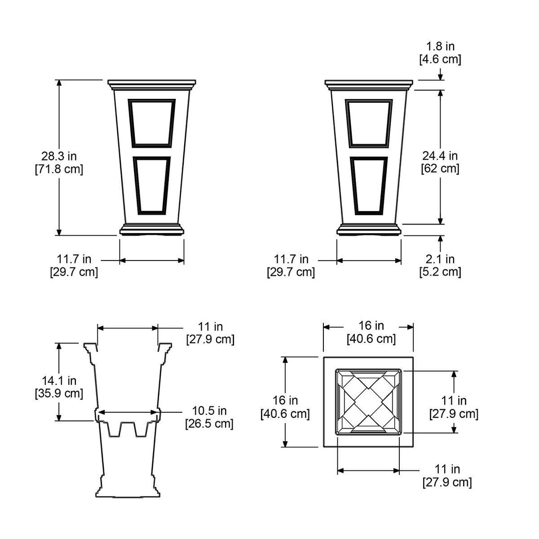 Mayne Planter - 2-Pack