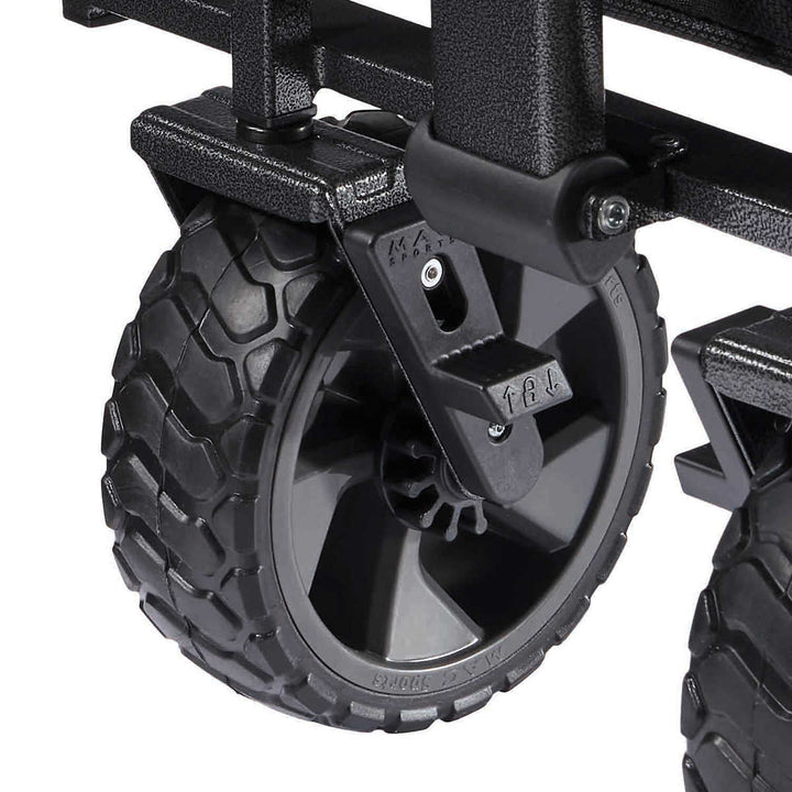 Mac Sport - Chariot pliable avec freins, roues tout-terrain