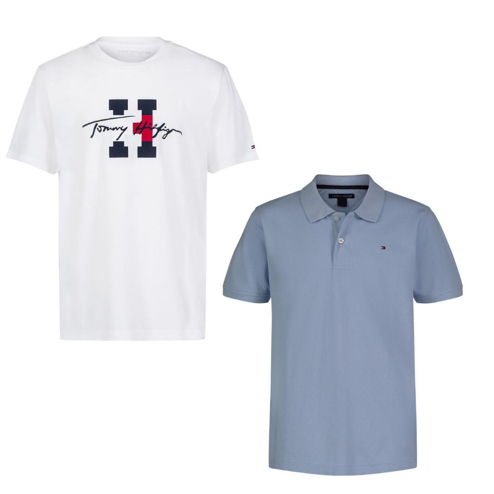 Tommy Hilfiger - Ensemble chandail a manches courte, 2 pièces