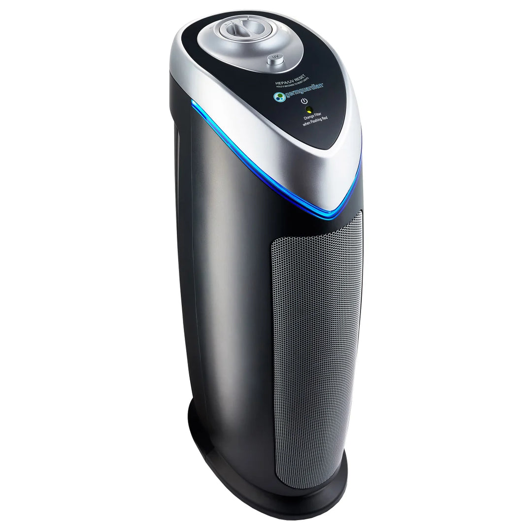 GermGuardian - Purificateur d’air tour UV-C 4-en-1, 55,8 cm (22 po), paquet de 2