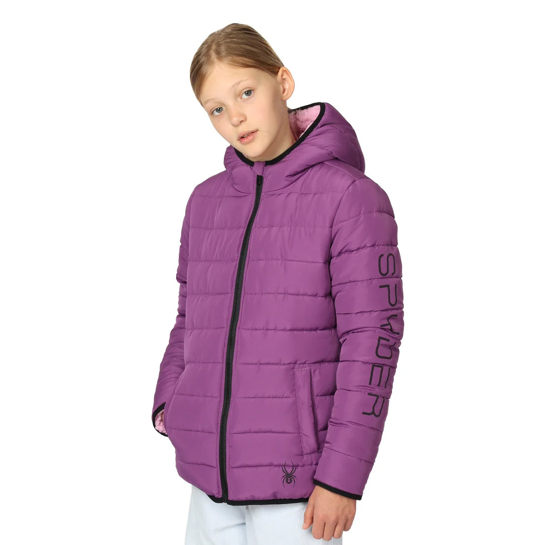 Spyder - Manteau matelassé doublé en sherpa