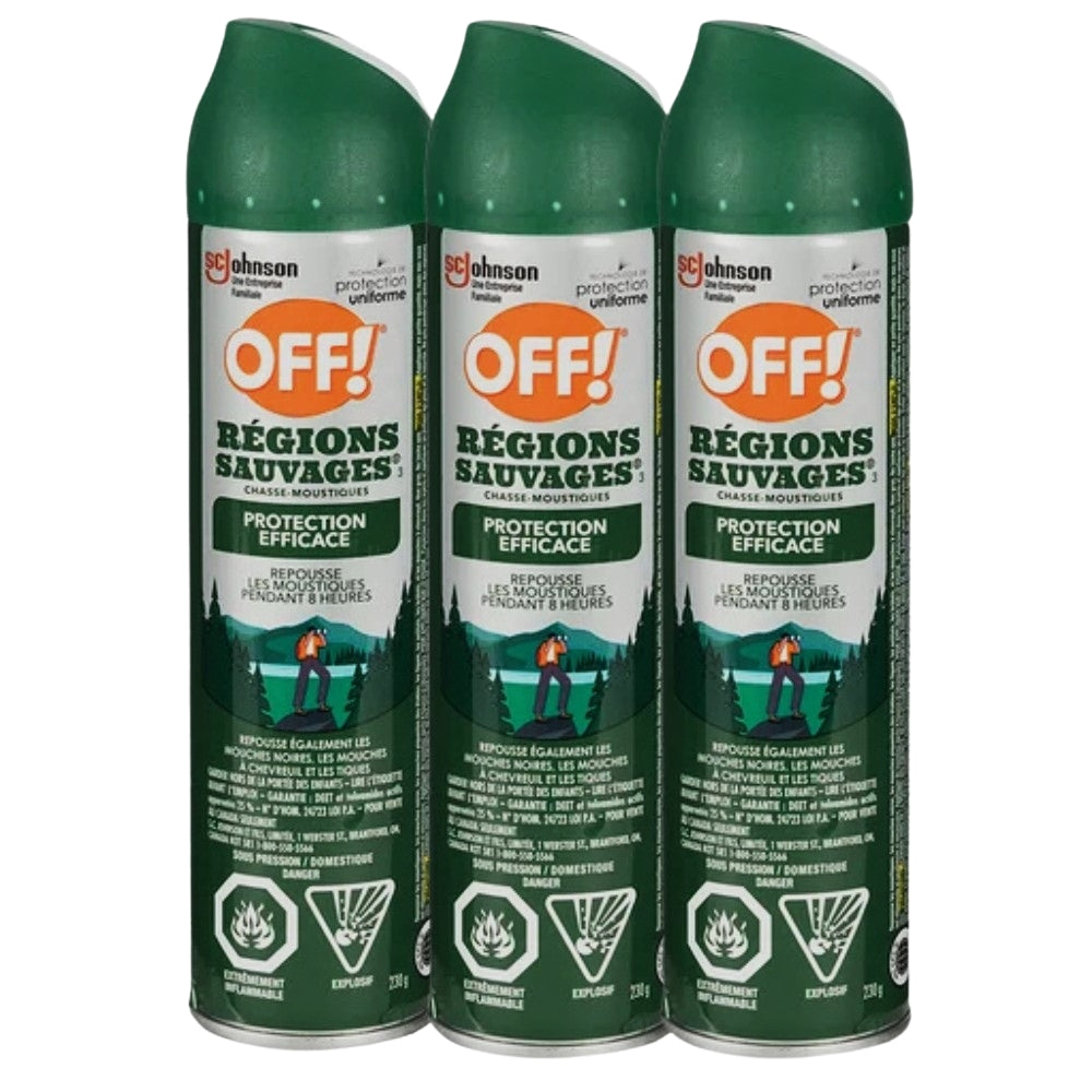 Johnson Deep Woods Insect Repellent - 3-Pack