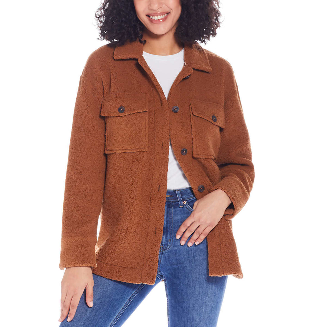 Weatherproof - Chemise Sherpa boutonnée sur le devant