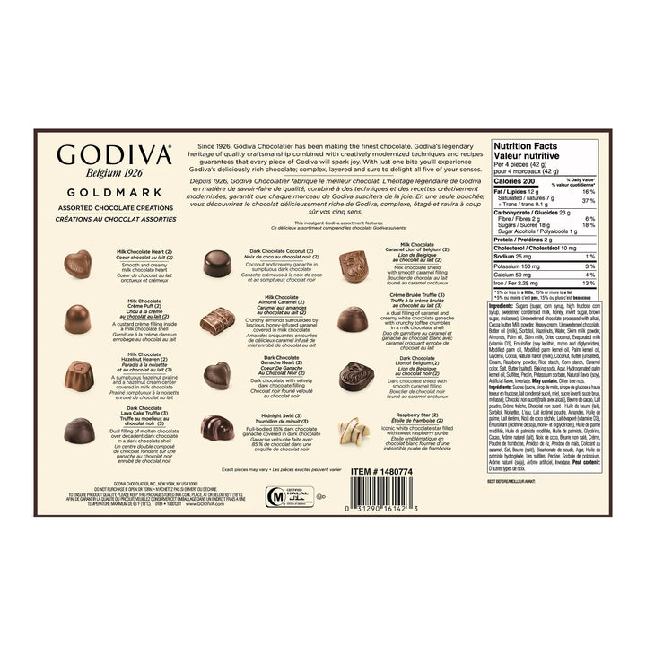 Godiva - Assorted Chocolate Creations, 272 g