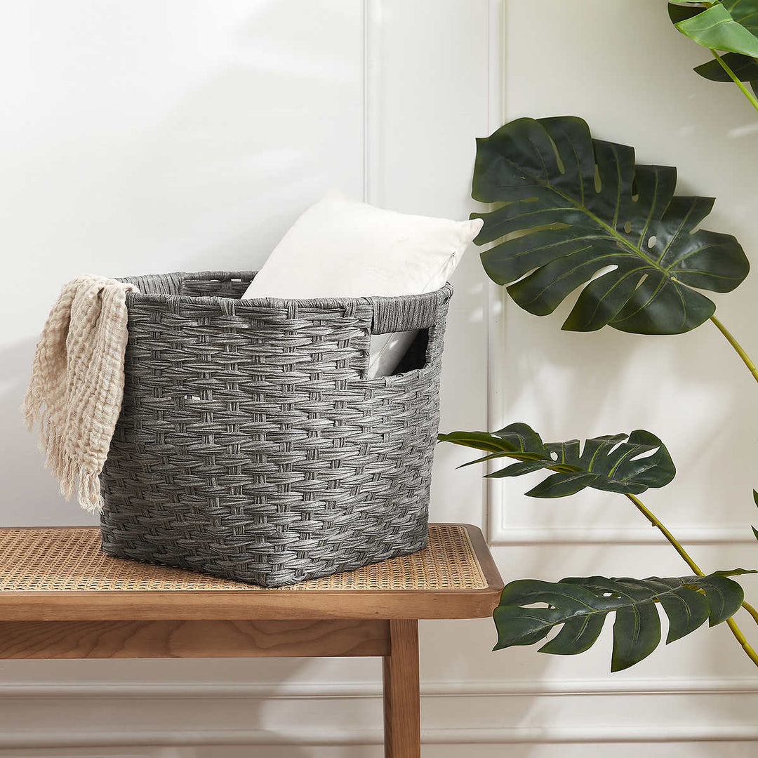 Baum - Large Faux Wicker Basket