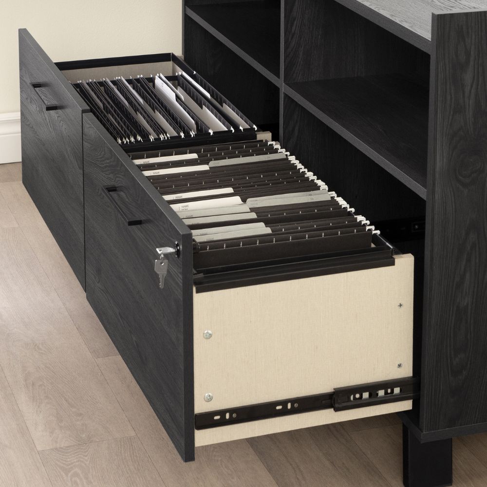 South Shore L-Shaped Desk with Power Bar