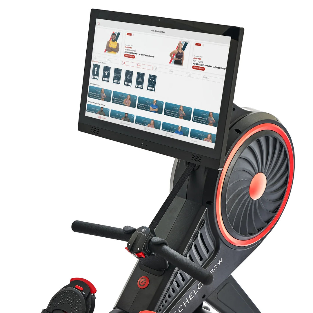 Echelon - Rameur connecté Row-S avec écran de 54,6 cm (21,5 po)