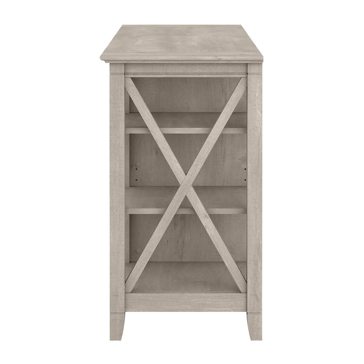 Bush Furniture - Meuble TV haut contemporain Key West 152,4 cm (60 po)