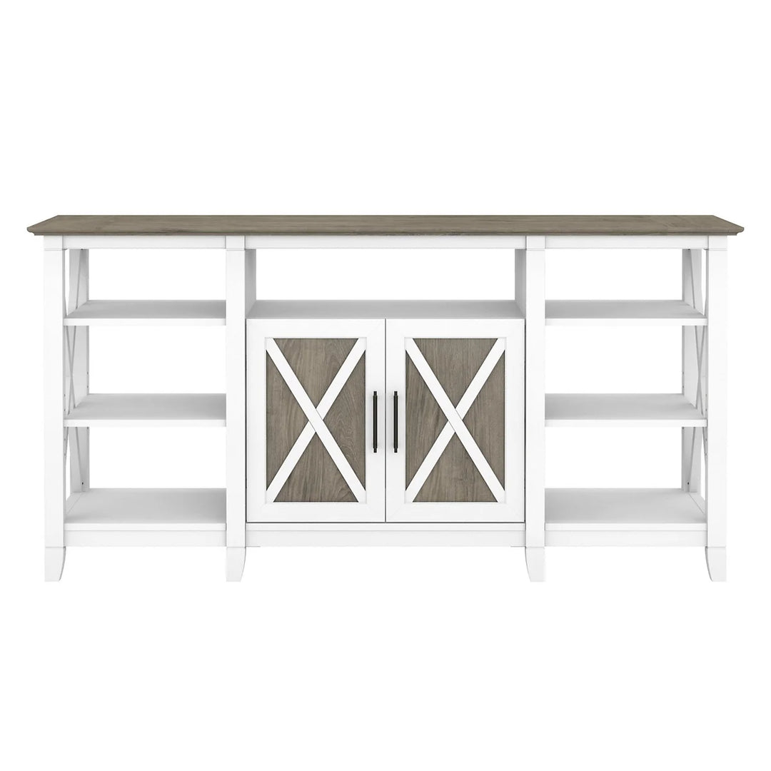 Bush Furniture - Meuble TV haut contemporain Key West 152,4 cm (60 po)