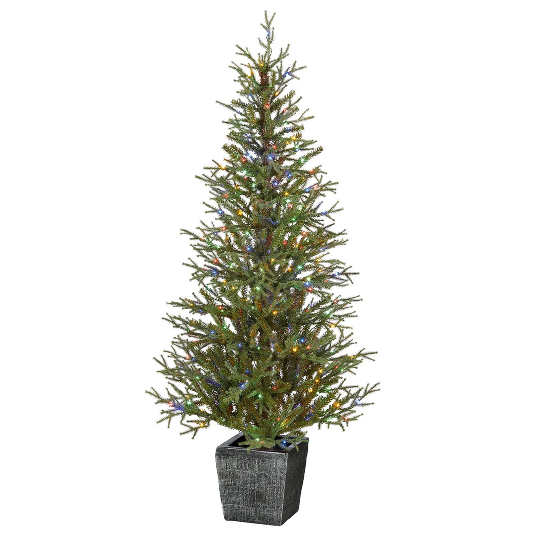 Pre-Lit Articial Potted Christmas Tree