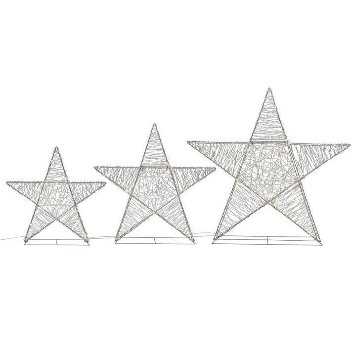 Star with LED Lights - 3-Pack