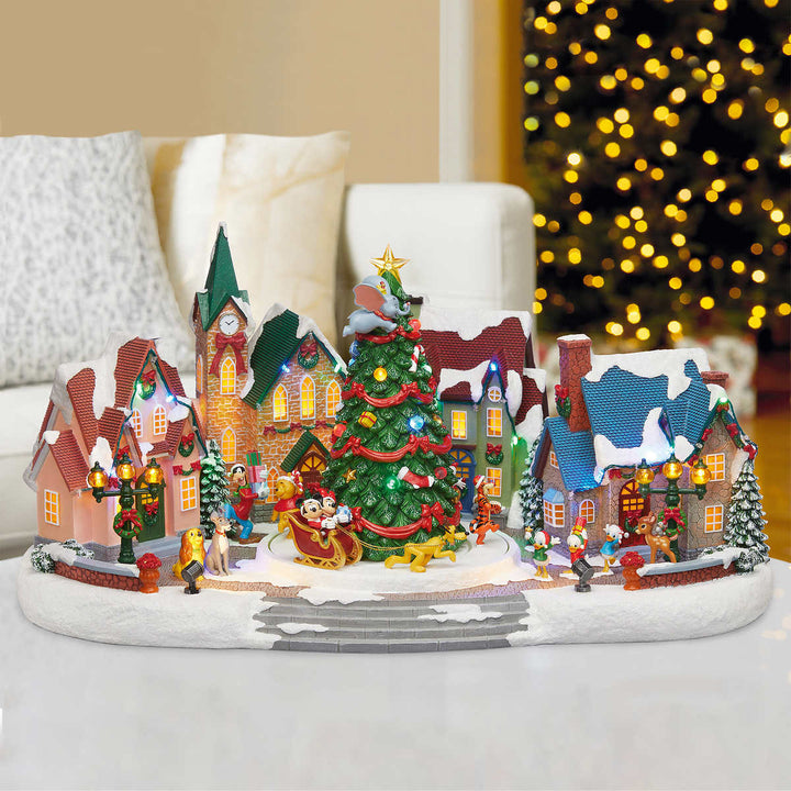 Disney Animated Holiday Village with Lights and Music