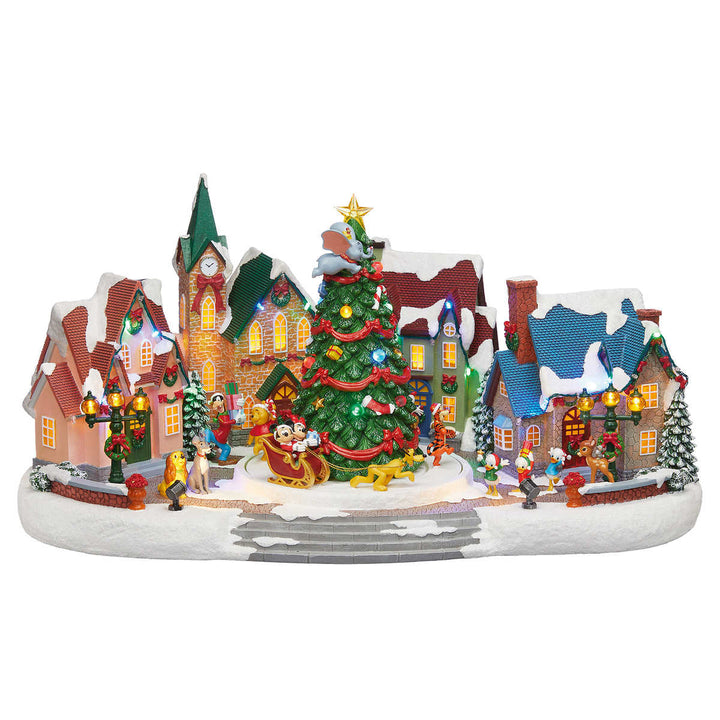 Disney Animated Holiday Village with Lights and Music