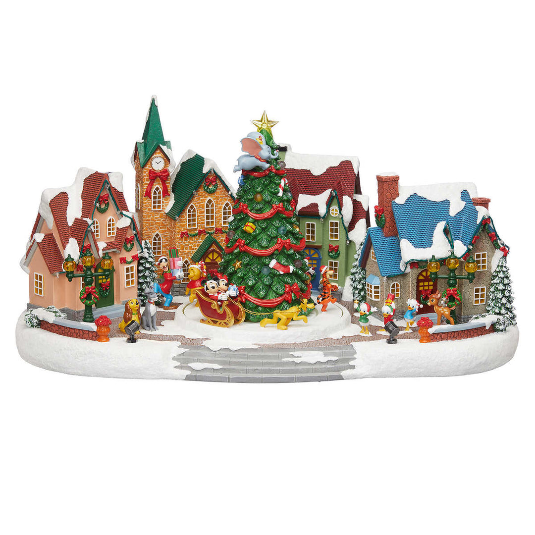 Disney Animated Holiday Village with Lights and Music