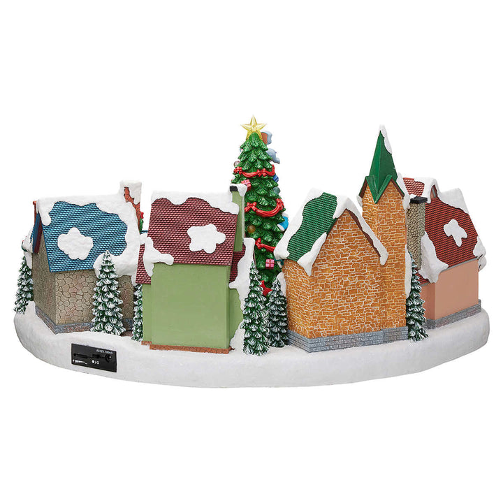 Disney Animated Holiday Village with Lights and Music