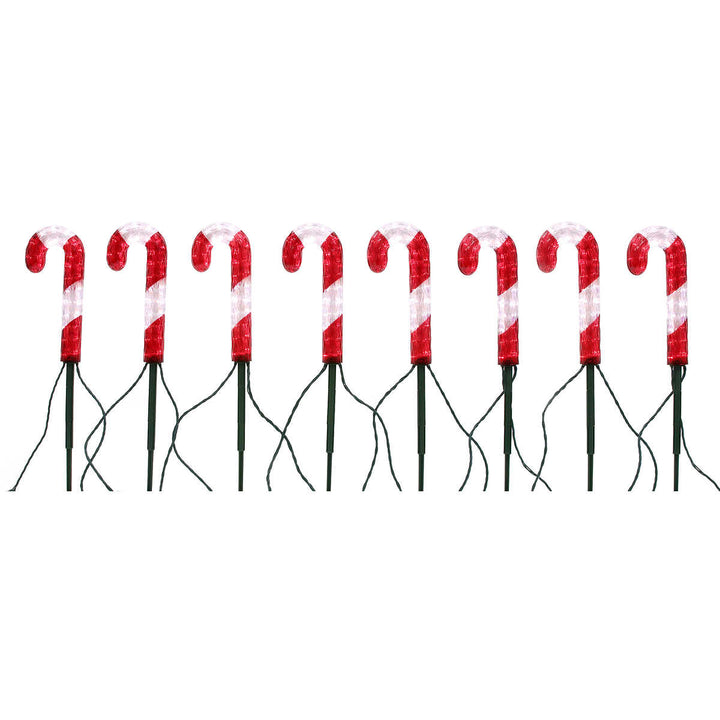 8-Piece Candy Cane Light Set
