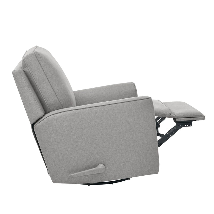 True Innovations Fabric Swivel Glider Recliner
