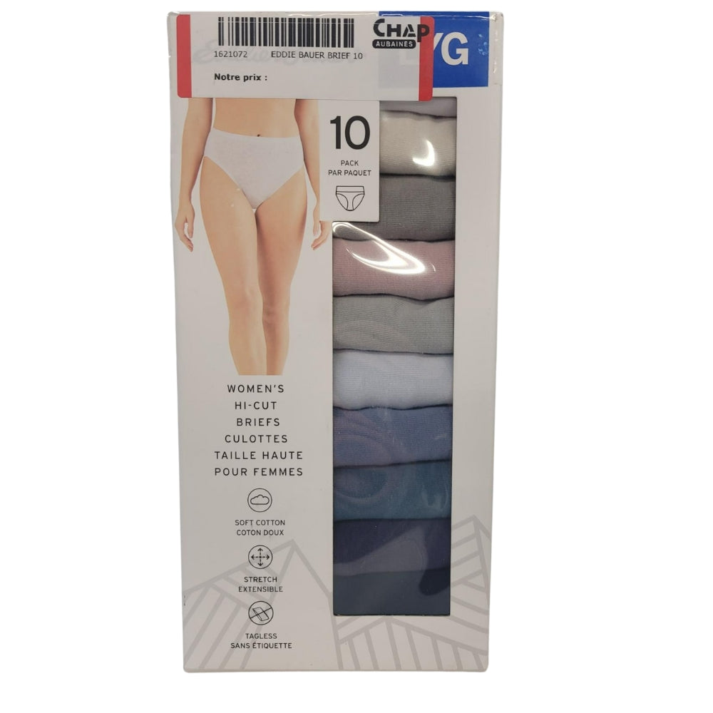 Eddie Bauer Hi-Cut Briefs - 10-Pack