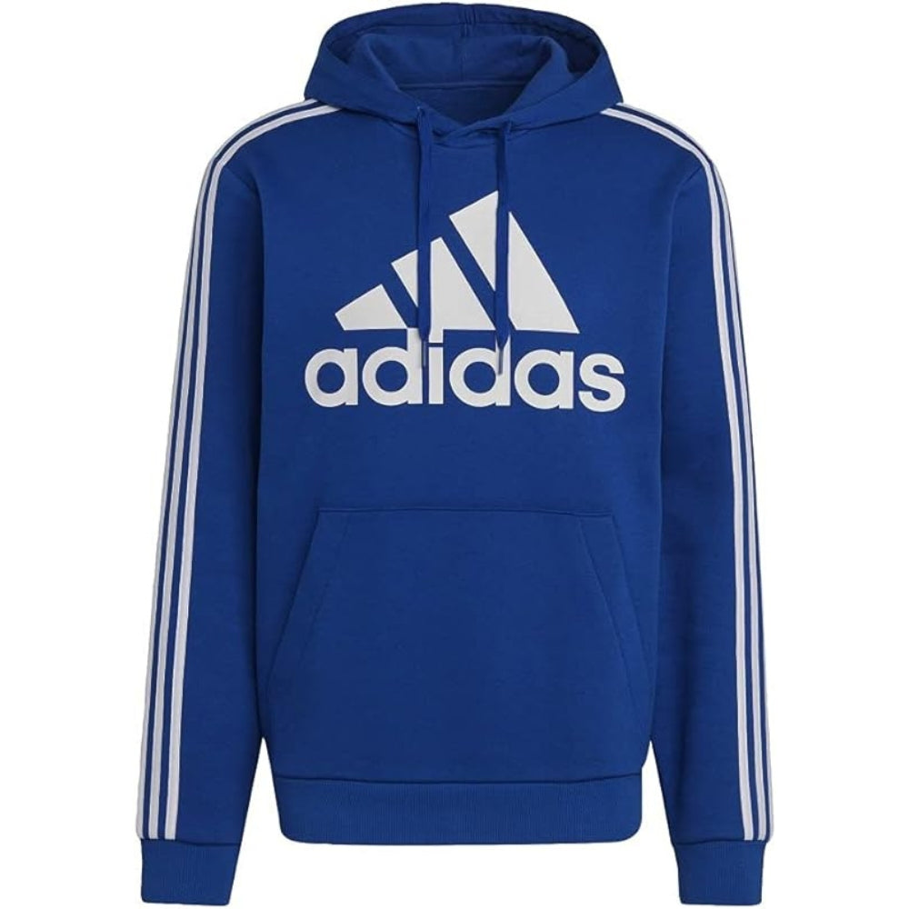 Adidas - Chandail à capuche en polaire à logo 3 bandes