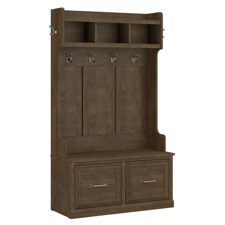 Bush Woodland - Coat Rack and Shoe Bench with Doors