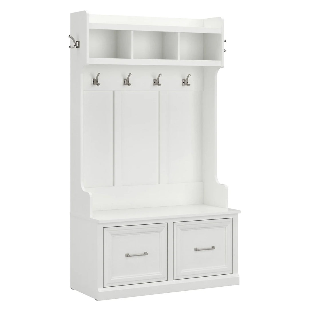 Bush Woodland - Coat Rack and Shoe Bench with Doors
