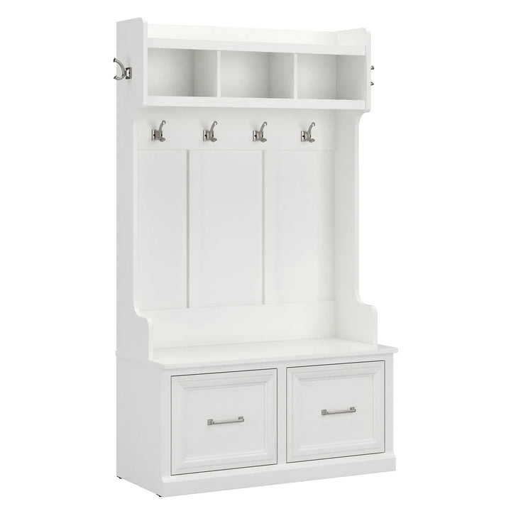 Bush Woodland - Coat Rack and Shoe Bench with Doors