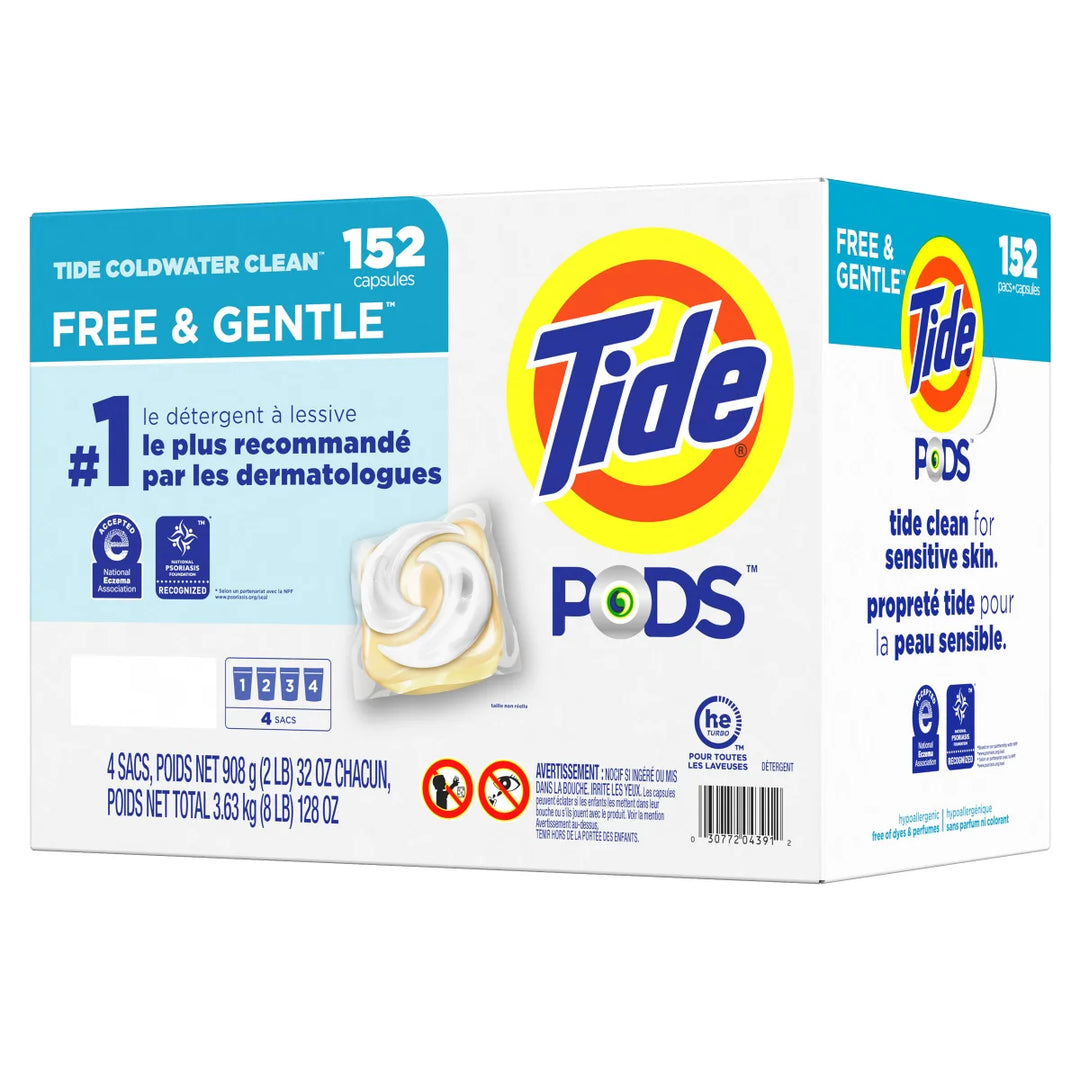 Tide - Détergents à lessive pour peau sensible