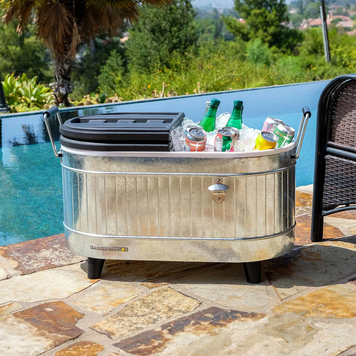 Permasteel Galvanized Steel Rolling Cooler