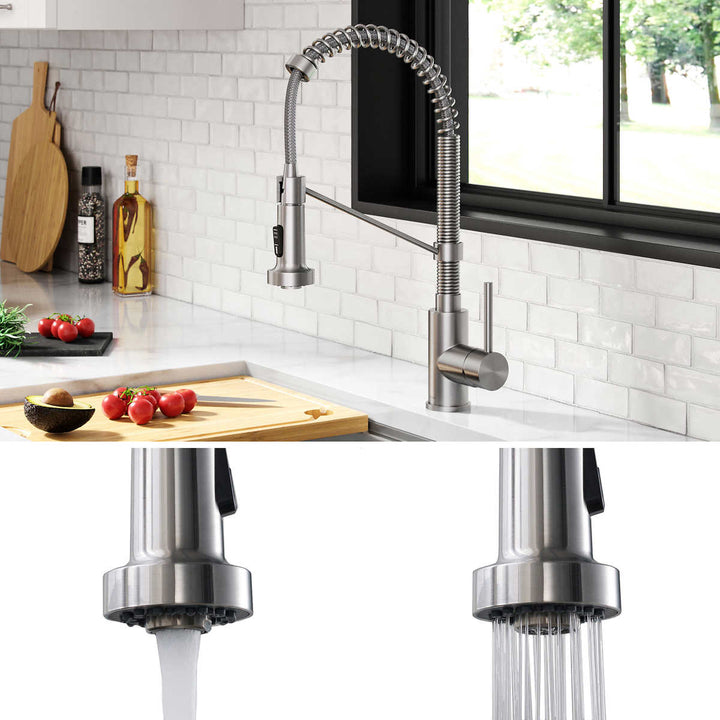 KRAUS - Évier encastré de 32 po avec robinet et accessoires
