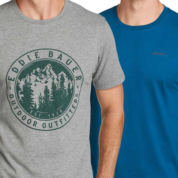 Eddie Bauer - Chandails à manches courtes, paquet de 2