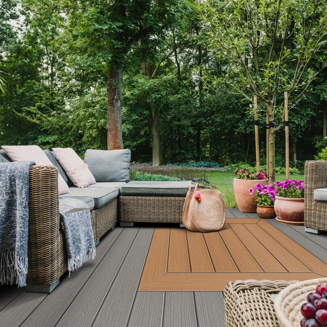 Leadvision - Plancher de terrasse en composite 4 planches