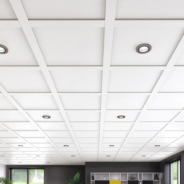 Embassy - Ensemble de plafond suspendu 2 x 2 pi couvrant 145 pi²