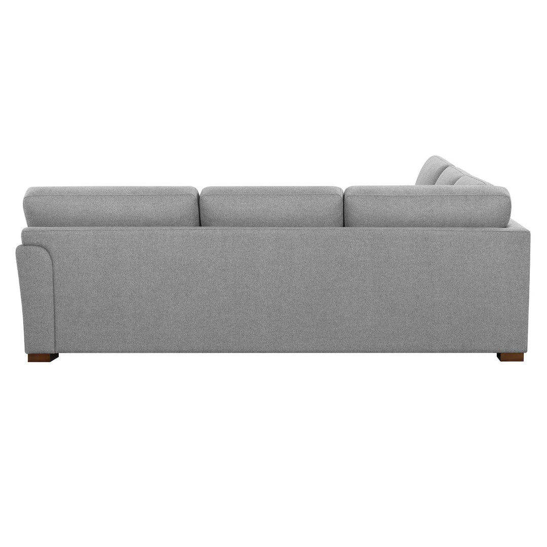 Thomasville Langdon - 3-Piece Fabric Sectional with Storage Ottoman