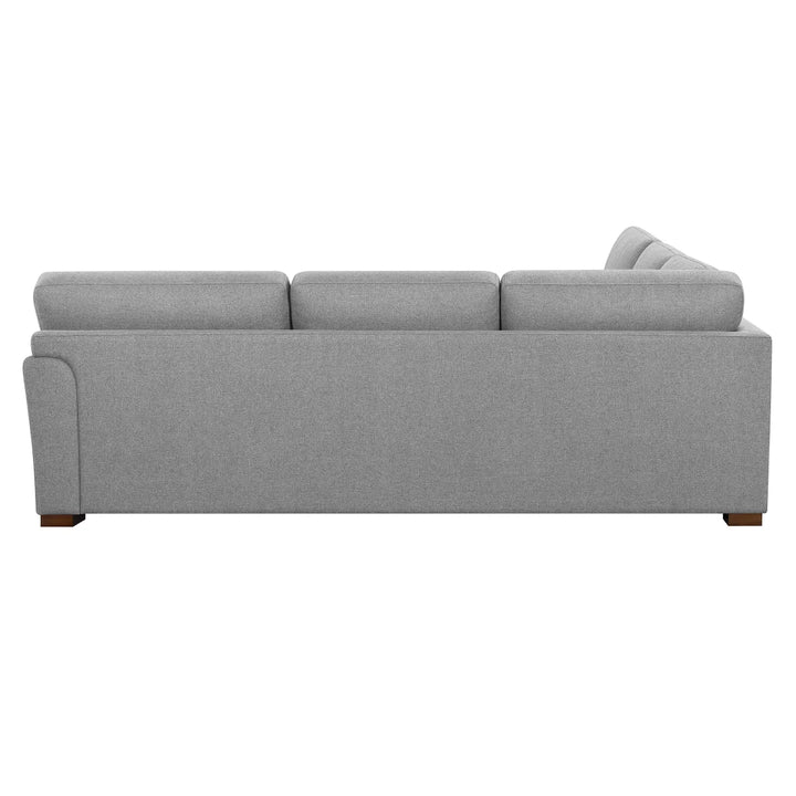 Thomasville Langdon - 3-Piece Fabric Sectional with Storage Ottoman
