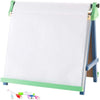 HearthSong 3-in-1 Foldable Tabletop Easel with Chalkboard and Whiteboard