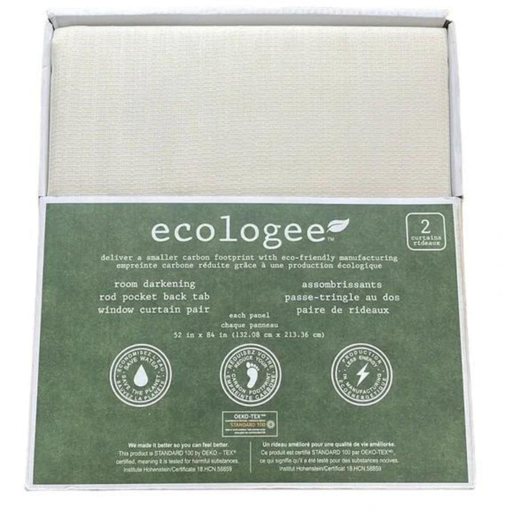 Silk Home Ecologee Turell 2-Piece Total Blackout Curtain Panel Set