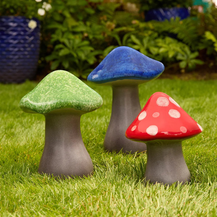 Mullally - Champignons de jardin en céramique
