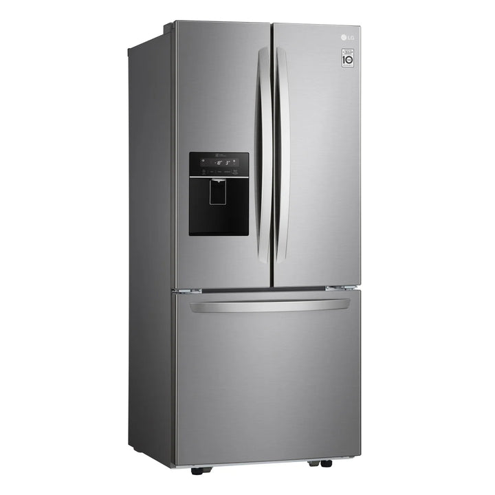 LG - Réfrigérateur 30 po. 22 pi³ à porte française en de 3,5 pi³