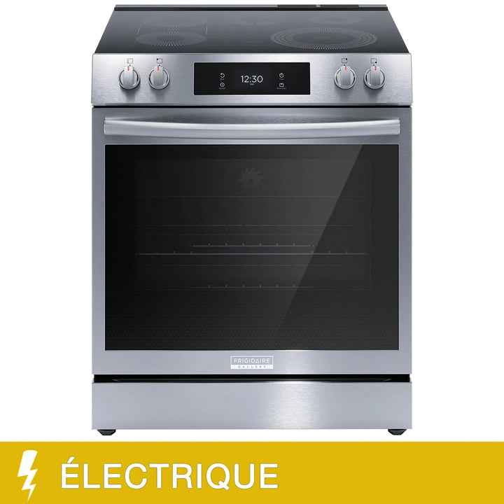 Frigidaire Gallery - Cuisinière électrique à 5 brûleurs à convection totale de 30 po, 6,2 pi³