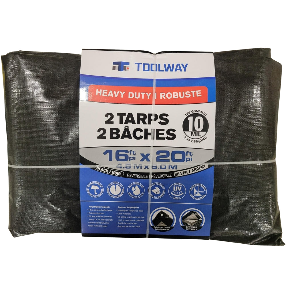 Toolway - 2 bâches super résistantes