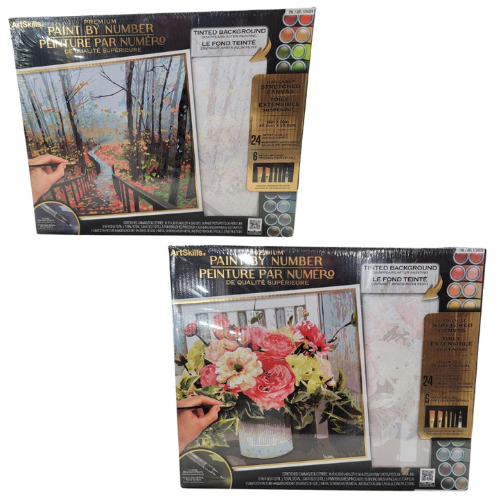 ArtSkills Paint by Numbers for Adults - 2-Pack