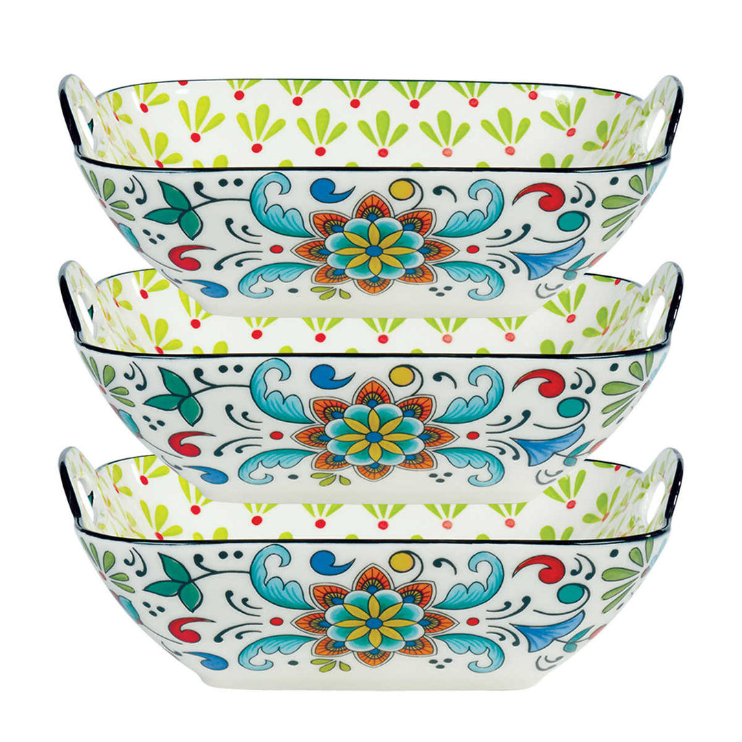 Certified International - Set of Square Bowls