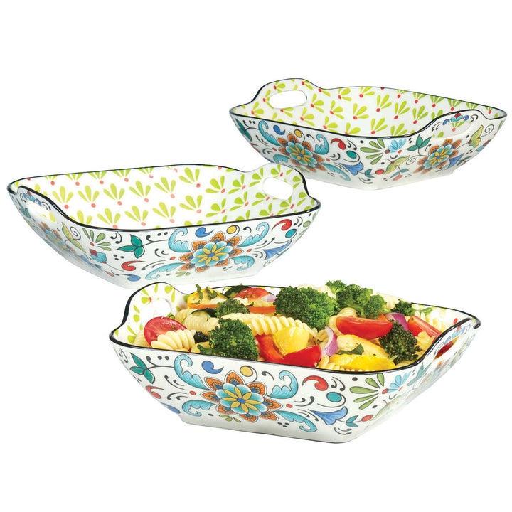 Certified International - Set of Square Bowls