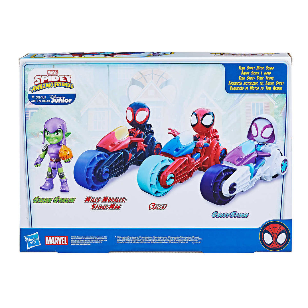 Hasbro - Marvel Spiderman and His Friends on Motorcycle