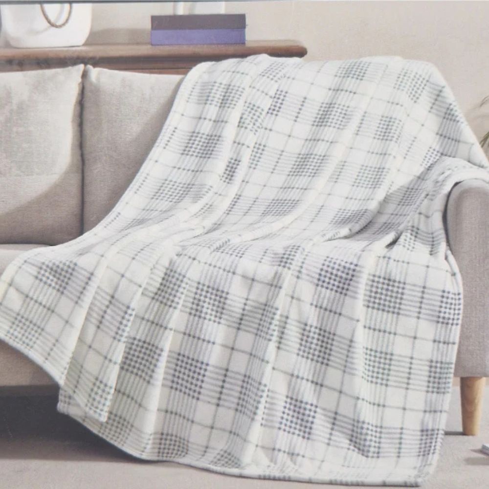 French Connection Home Plush Throw