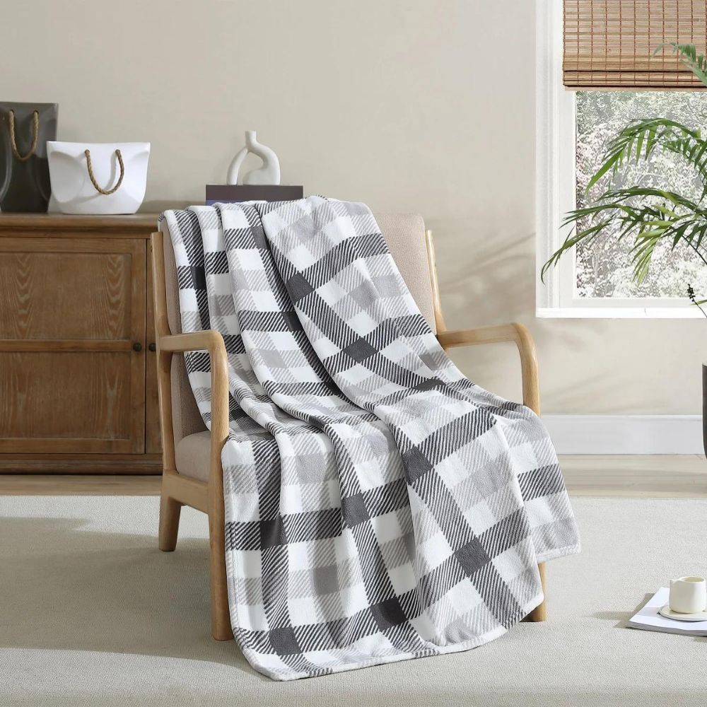 French Connection Home Plush Throw