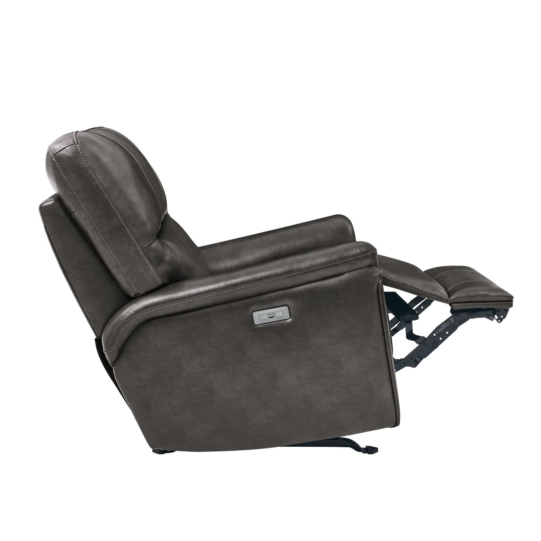 BarcaLounger - Fauteuil inclinable à bascule électrique en cuir pleine fleur