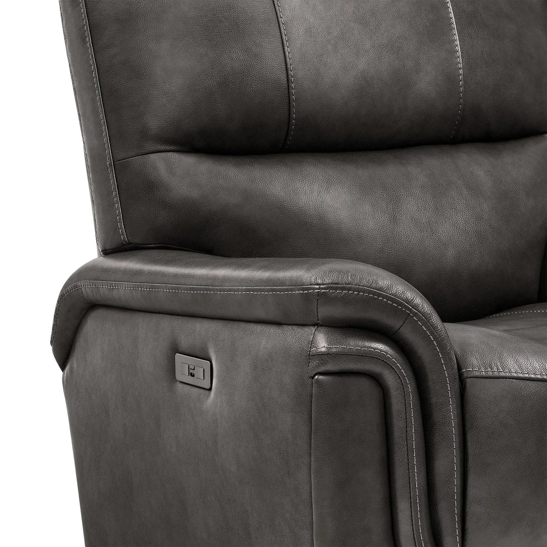 BarcaLounger - Fauteuil inclinable à bascule électrique en cuir pleine fleur